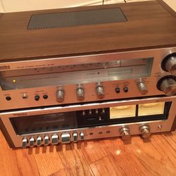 Technics SA-80 Receiver & 630T Cassette Tape Deck
