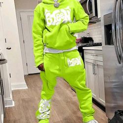 Men's Green Slime Hoodie 