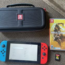 Nintendo Switch  W/ Mortal Kombat 