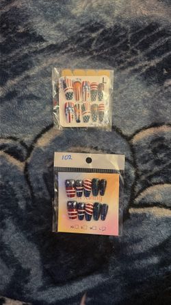 4th of July nails