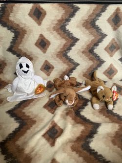 Set of 3 Ty Original Beanie Babies – Sheets, Ears & Nip – Pre-Owned Collectible