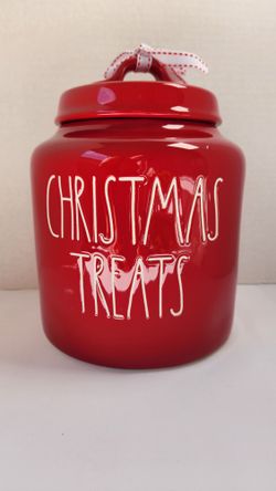 RAE DUNN CHRISTMAS COOKIE CANISTER