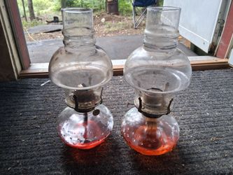 Antique oil lamp