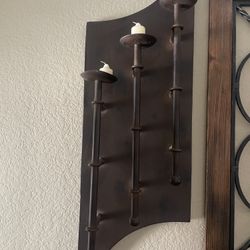 Sturdy Metal Candle Holder Set