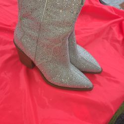 Rhinestone Cow Girl Boots