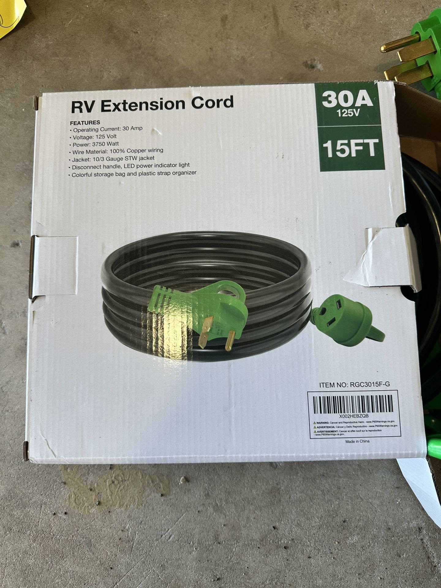 RV Extension Cord 30 Amp