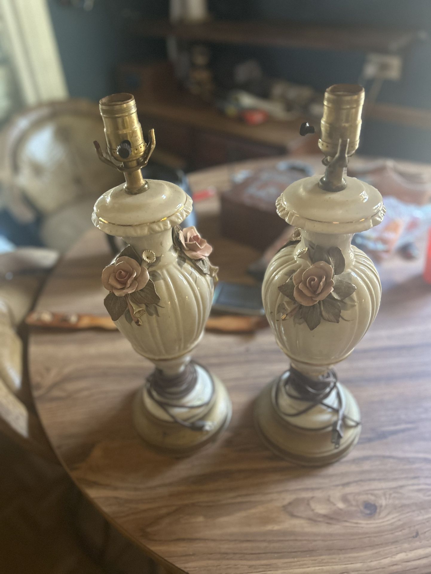vintage Porcelain Lamps