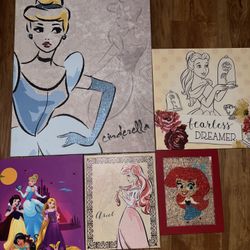 Disney Princesses Frames Set Of 5