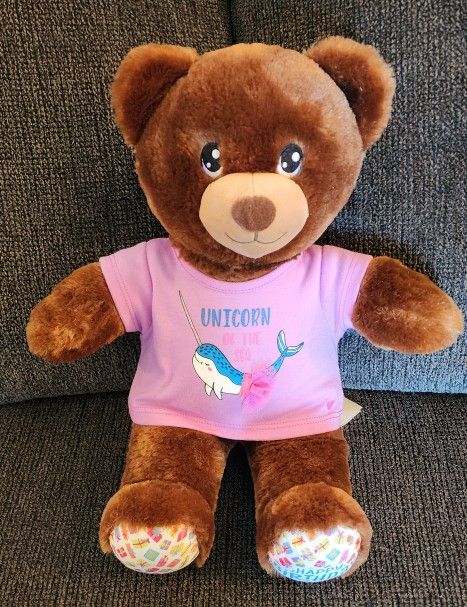 Build A Bear Happy Birthday Unicorn Narwal Shirt