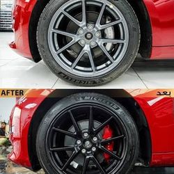 RIM BLACK OUT & CALIPER PAINTING