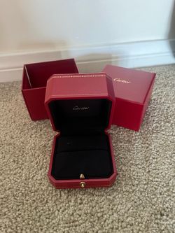 Cartier Empty Ring Box with Outer Box
