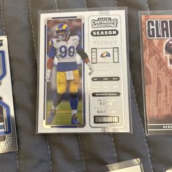 Random Assortment Of Football And Basketball Cards