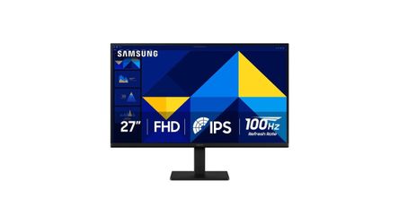 Samsung 27" S3 FHD IPS 100Hz Monitor: Home Adjustable Tilt Display