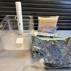 Joule Sous Vide by ChefSteps Smart WiFi/Bluetooth + EVERIE 12 Quart Sous Vide Container with Collaps
