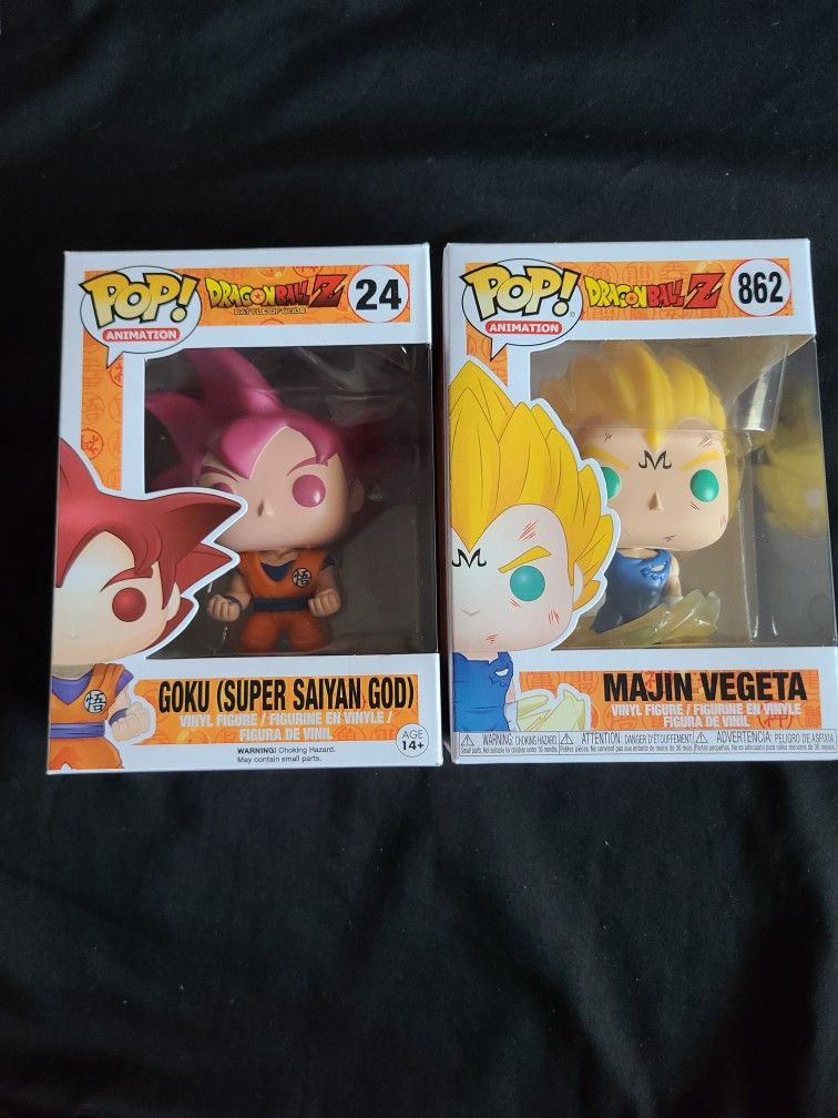 Funko Pop DragonBall Z Goku Vegeta