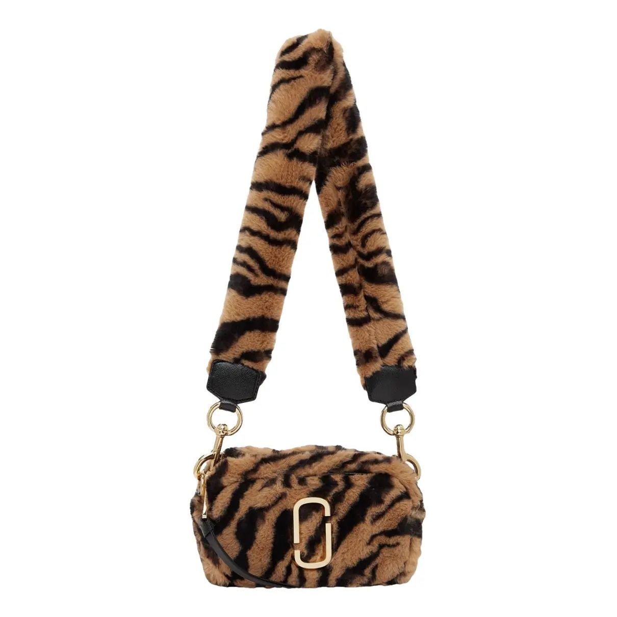 Marc Jacobs Snapshot Tiger Faux Fur Crossbody Bag