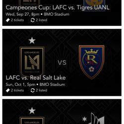 LAFC SOCCER GAME  TICKETS 