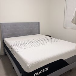Grey Queen Size Bed Frame