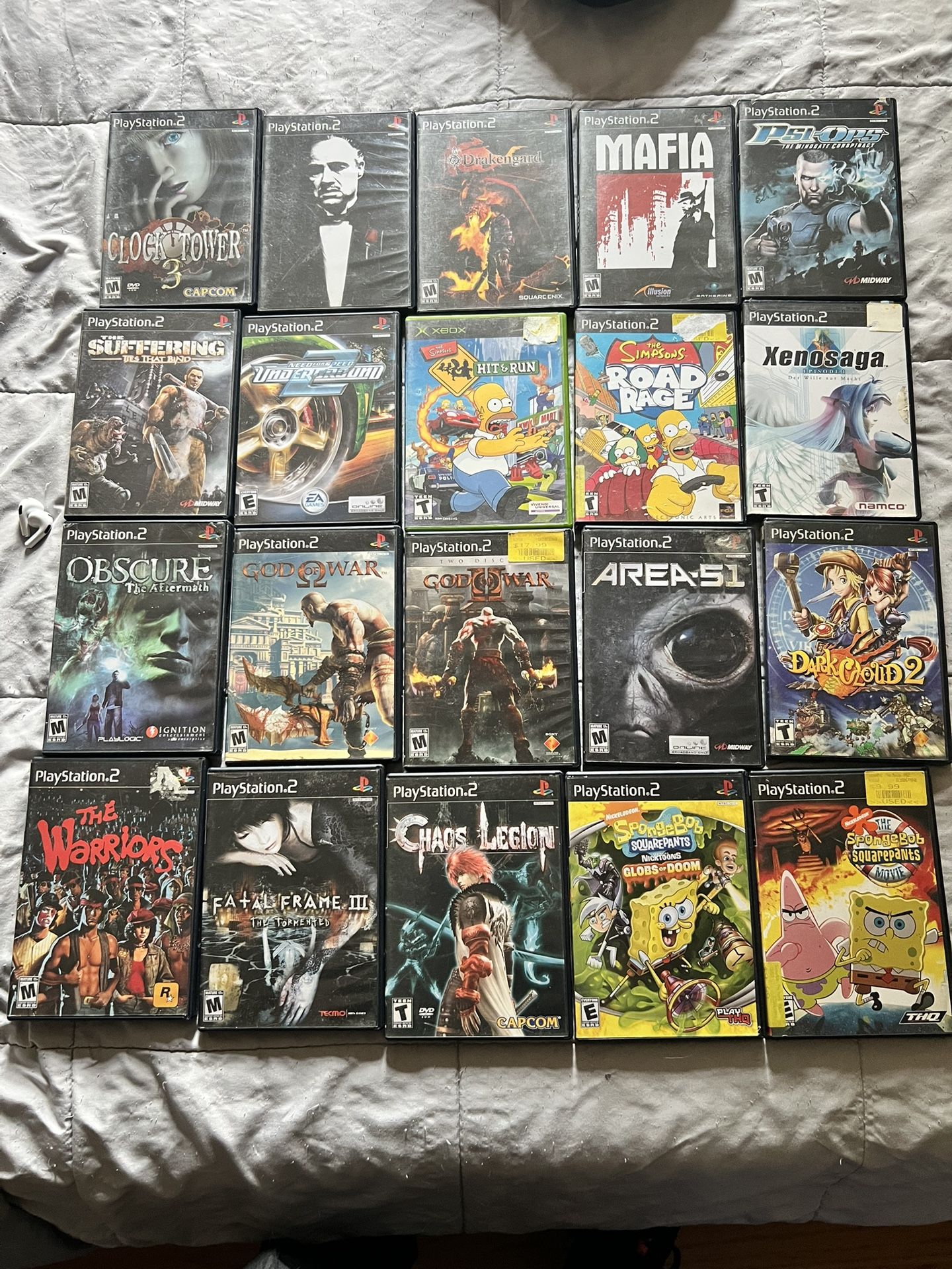 PS2 + Xbox Games 