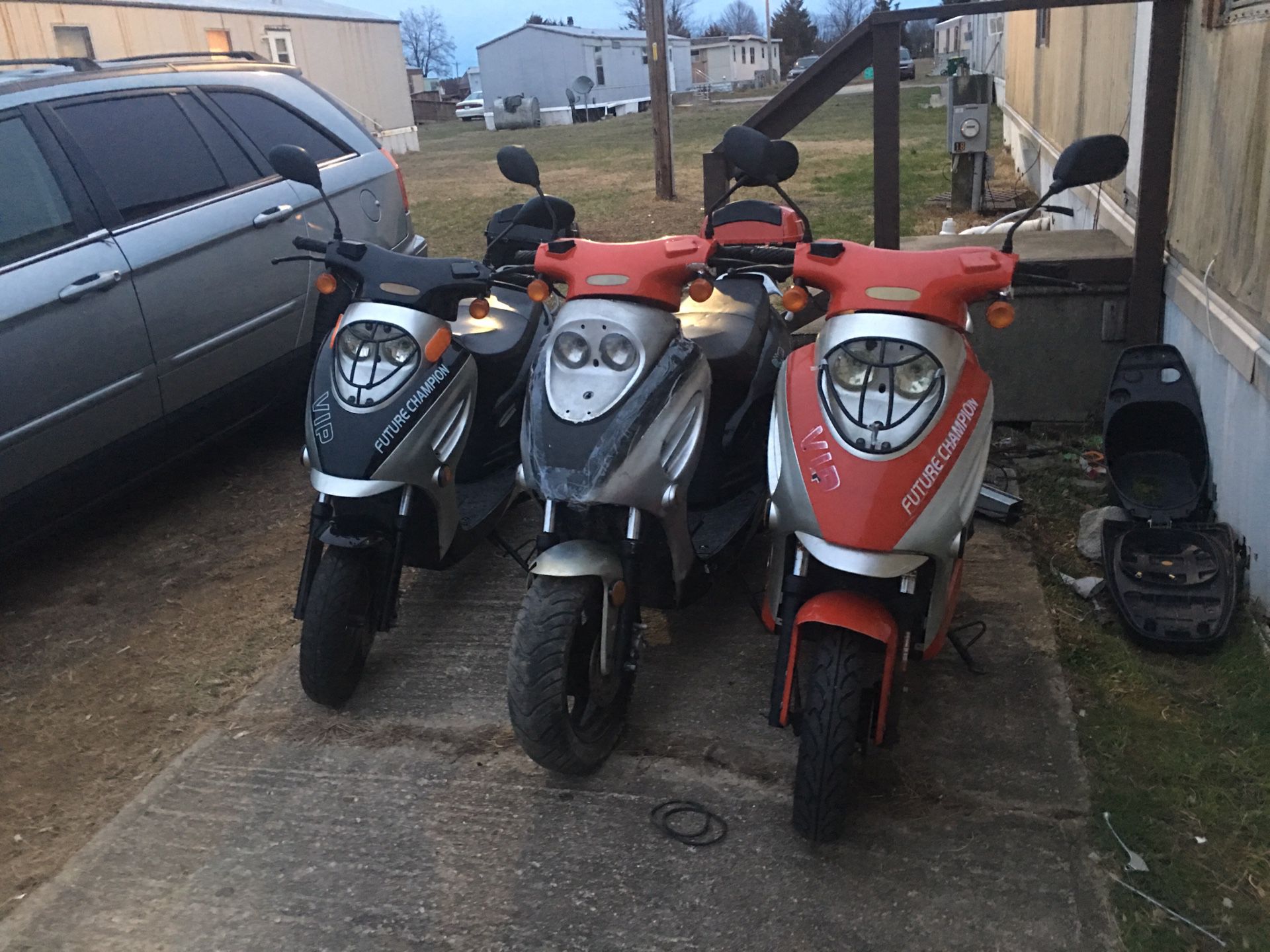 Vip 50cc scooter $250 red