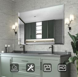 Vanity Mirror Beveled 40x30 Frameless