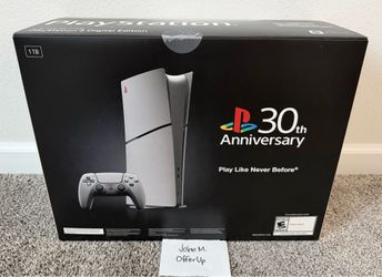 Sony PlayStation 5 PS5 Digital Edition Console 30th Anniversary Limited Edition NEW