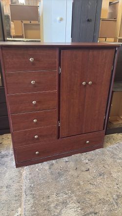 Cherry brown closet
