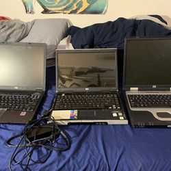 3 Vintage Hp Laptops