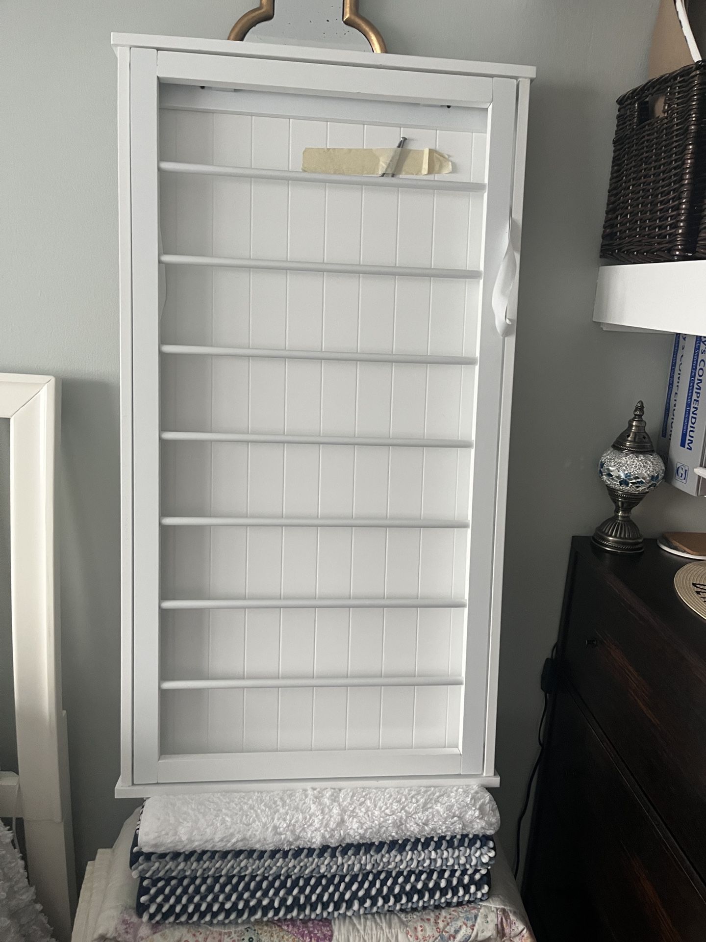 22x42 Wooden Wall Laundry Rack