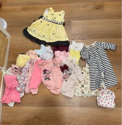 Baby girl clothes bundle 6mo/9mo/12mo