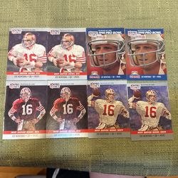 Exclusive Joe Montana Football Cards 