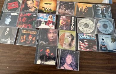20 albums of various genres (rock, pop, country, hip hop, movie soundtracks, comedy)