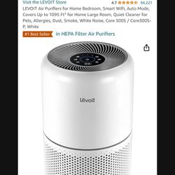 Levoit Smart Air Purifier WiFi Core 300s White New In Box.