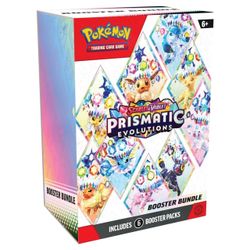 Pokémon Scarlet & Violet-Prismatic Evolutions Booster Bundle (6 Packs)