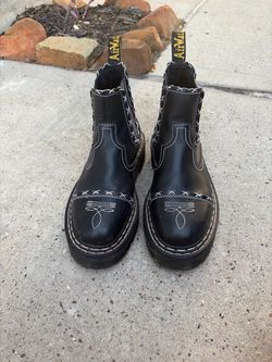 Dr Martens Gothic Americano Platform Chelsea Boots size 10