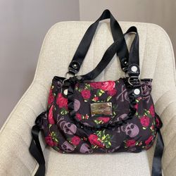 Betseyville by Betsey Johnson Skull/Rose Hobo Bag 