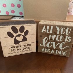 Dog Home Decor Signs