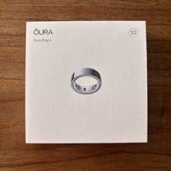 Oura Ring 4 Silver - Size 10