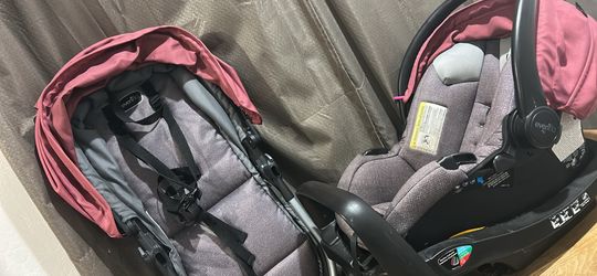 EvenFlo car seat & stroller