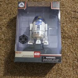 DISNEP R2-D2 DIECAST 100 PERCENT ARTICULATE GOOD QUALITY SOLID HEAVY FIGUREINE STAR WARS