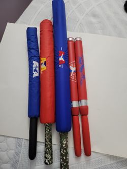 FIVE Foam Sticks for Training ATA Taekwondo Karate Black Belt Academy  Bahng Mahng EE