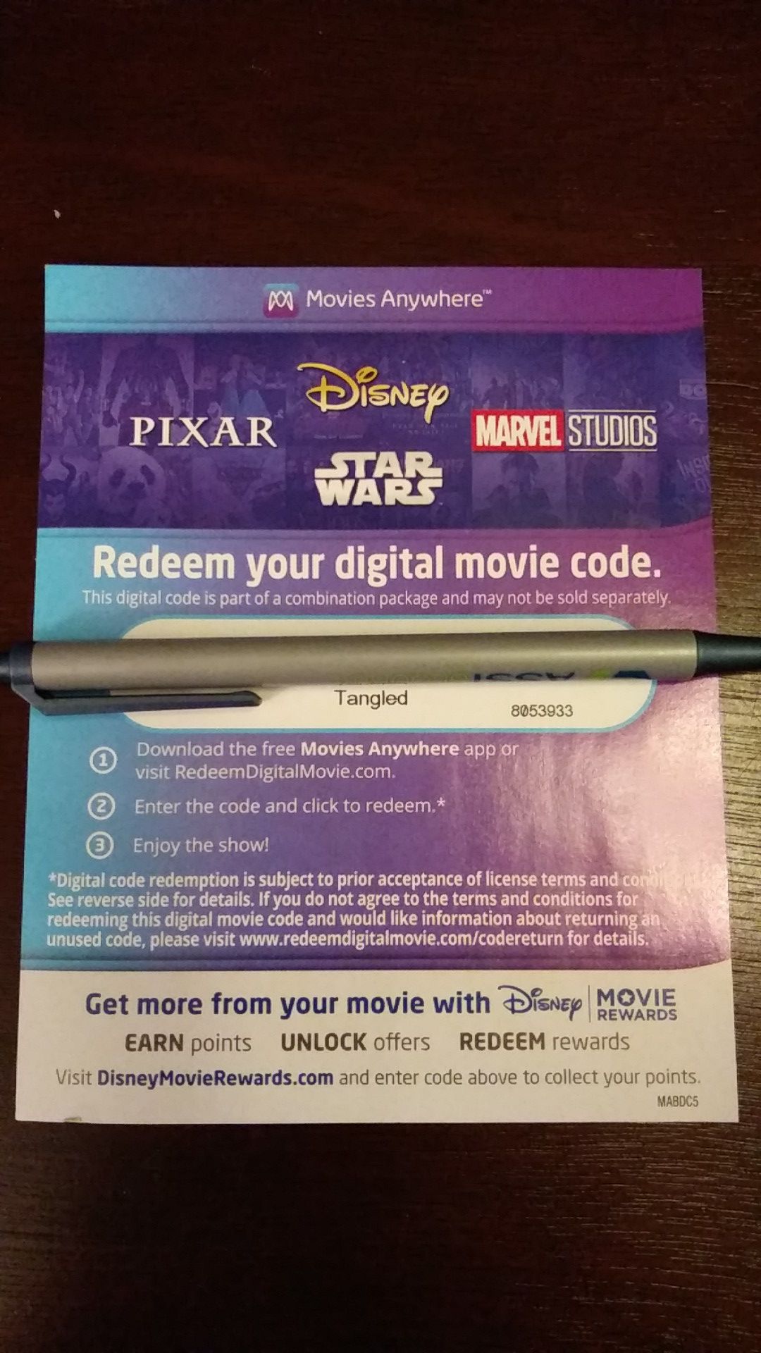 Tangled 4K Digital Code