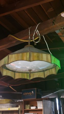 Stained Glass Chandelier