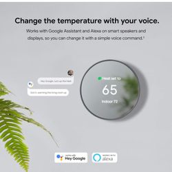 Google Nest Smart Thermostat for Home ( Brand New, Never Used ) For $60