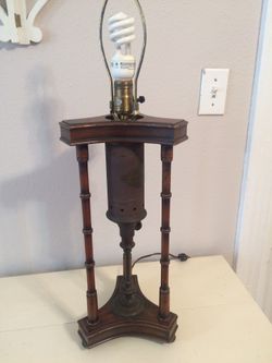 Vintage Vintage Victorian 1800’s Gas Oil Table Lamp Electrified