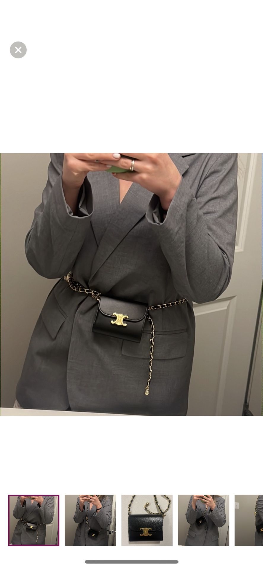 Authentic CELINE Small - Calf Skin Trifold Wallet WOC on chain
