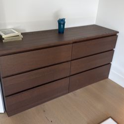 Brown ikea dresser