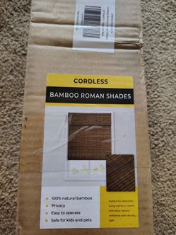 Bamboo shades