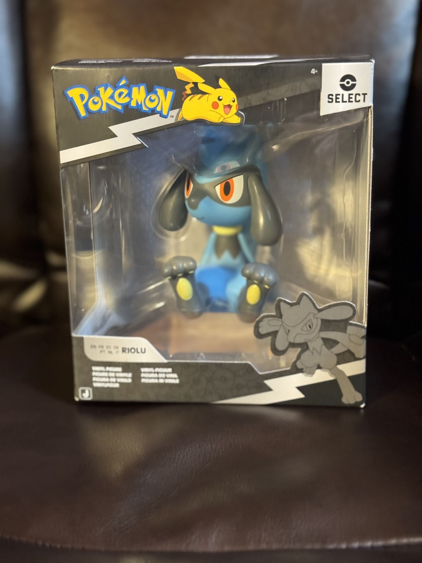 Pokemon Select Riolu 4" Figure 2025 New Jazwares Series 4