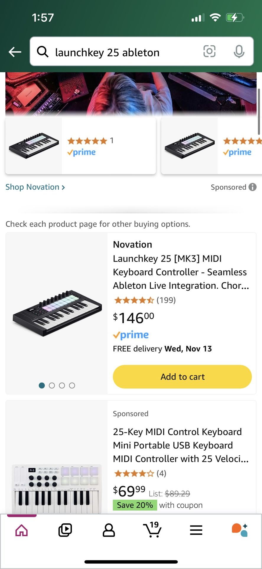 BRAND NEW MIDI KEYBOARD
